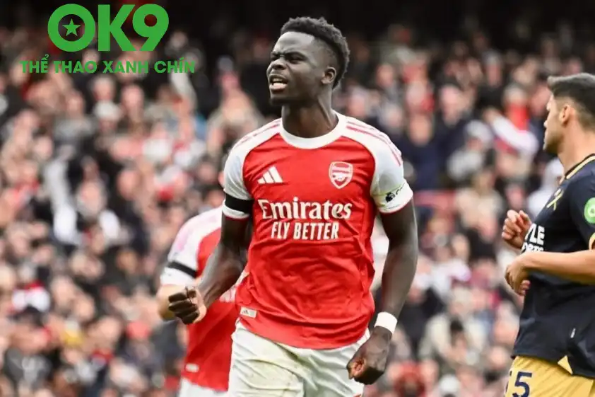 Saka chính là trụ cột quan trọng bậc nhất của Arsenal trong suốt nhiều mùa giải qua. Ảnh: AFP Saka chính là trụ cột quan trọng bậc nhất của Arsenal trong suốt nhiều mùa giải qua. Ảnh: AFP